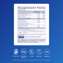 Mitochondria-ATP capsules closeup highlighting antioxidant-friendly ingredients.