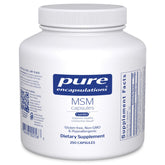 Pure Encapsulations MSM capsules for joint health visual, supporting comfortable movement and connective tissue.