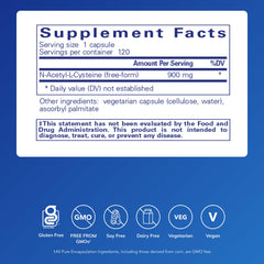 Pure Encapsulations NAC 900 mg bottle ready for your daily routine.