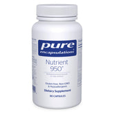 Pure Encapsulations Nutrient 950 bottle front supports daily wellness.