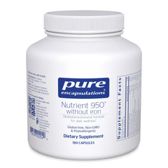 Pure Encapsulations Nutrient 950 Without Iron bottle for daily nutrition