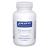 Pure Encapsulations Pantethine bottle for daily lipid metabolism support.