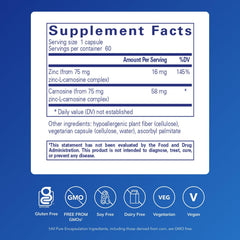 Pure Encapsulations Peptic-Care capsules closeup show small vegan capsules for gut health