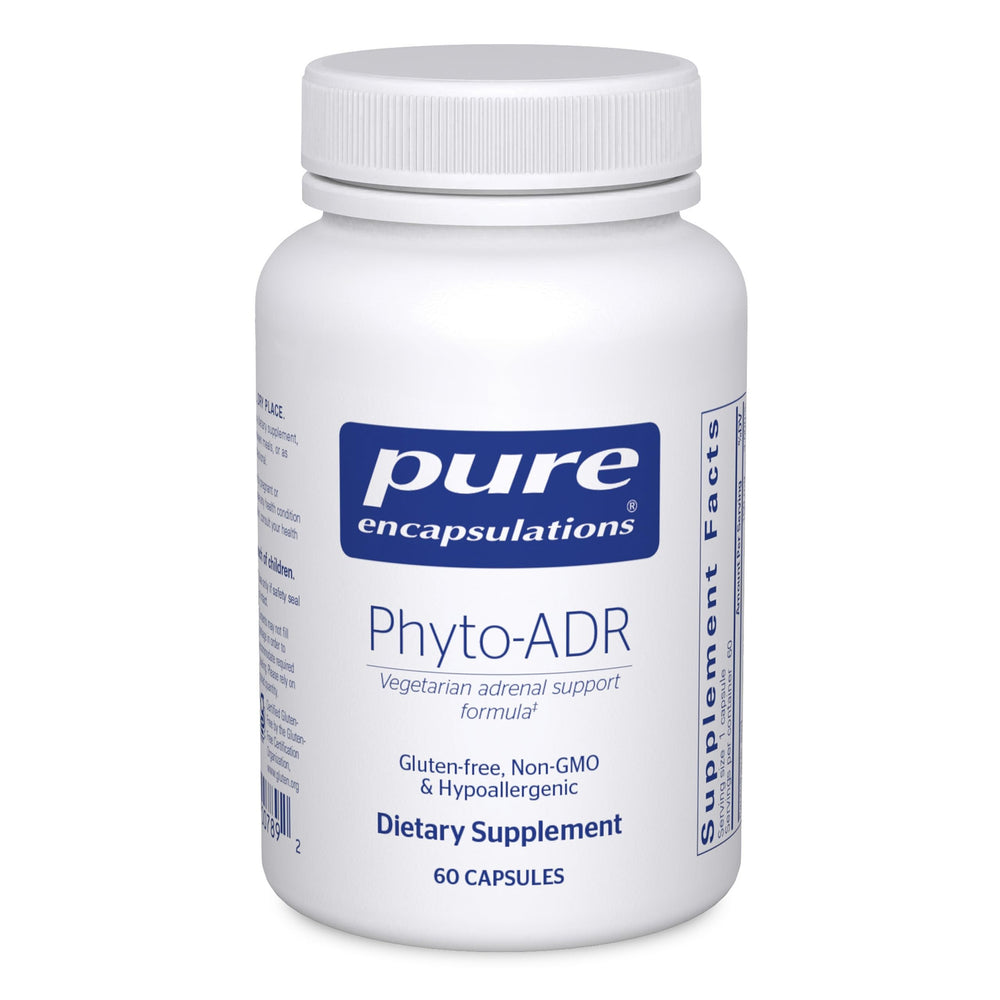 Pure Encapsulations Phyto-ADR capsules for natural adrenal support and stress modulation.