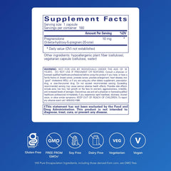 Pure Encapsulations Pregnenolone 10 mg capsules suggest cognitive support potential