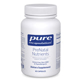 Pure Encapsulations PreNatal bottle front signals daily prenatal support for pregnancy wellness.