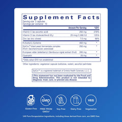 Close-up of PureDefense NAC capsules highlighting purity and immune support