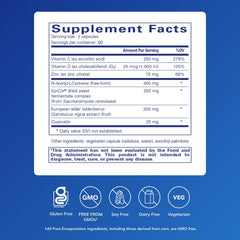 Close-up of PureDefense NAC capsules highlighting immune support potential.