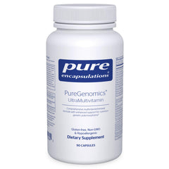 Pure Encapsulations PureGenomics UltraMultivitamin bottle supports common genetic polymorphisms.