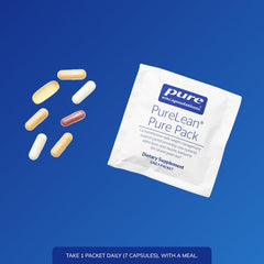 Pure Encapsulations PureLean Pure Pack label highlights premium, allergen-free formula.