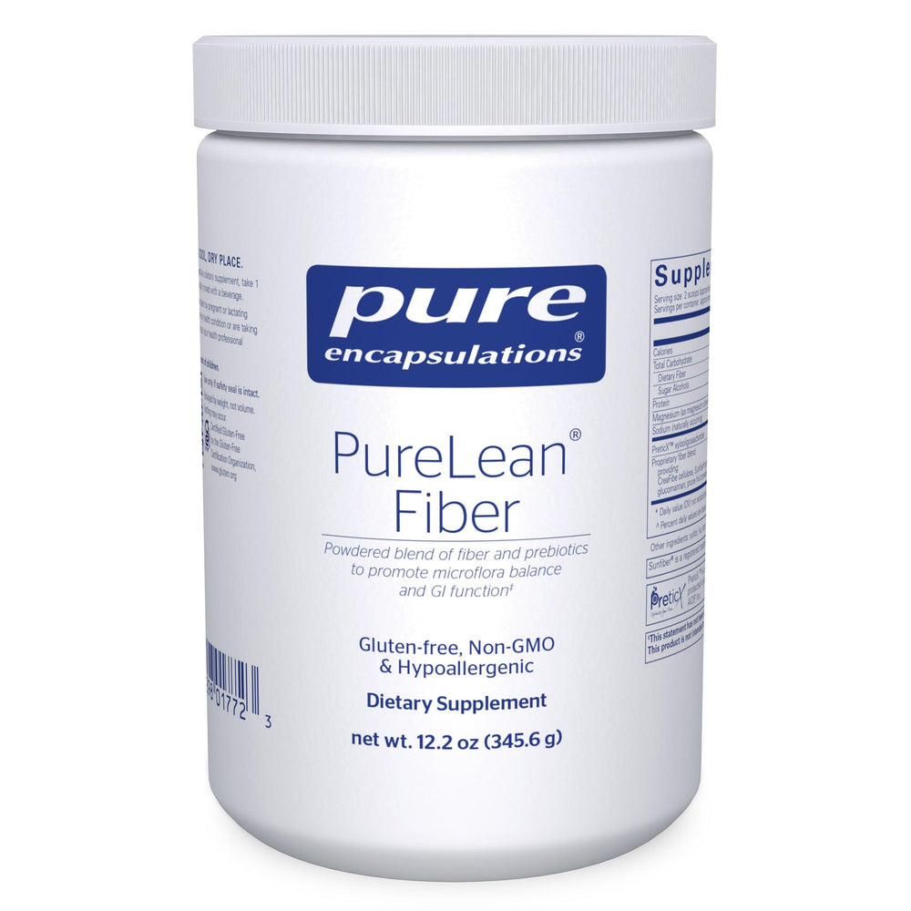 Pure Encapsulations PureLean Fiber bottle for daily digestive support and regularity.