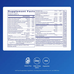 Pure Encapsulations PureResponse Multivitamin capsules close-up for immune support.