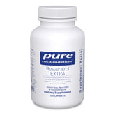 Pure Encapsulations Resveratrol EXTRA bottle for daily antioxidant support.