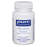 Pure Encapsulations Rhodiola Rosea bottle promotes occasional stress support and endurance