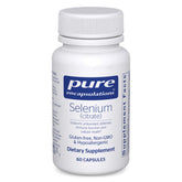 Pure Encapsulations Selenium Citrate capsules – close-up, supporting immune function.