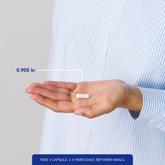 Pure Encapsulations L-Tyrosine label back emphasizes allergen-free and GMO-free ingredients.
