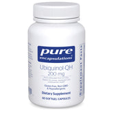 Pure Encapsulations Ubiquinol-QH bottle supports daily heart health and energy.