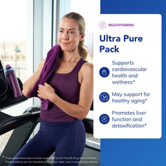 Pure Encapsulations Ultra Pure Pack close-up of CoQ10 ingredient, a key nutrient included
