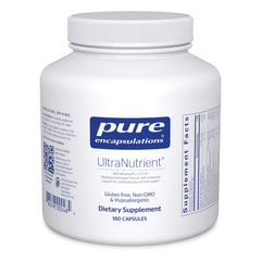Pure Encapsulations UltraNutrient minerals bottle supports daily nutrition.