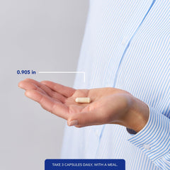 Pure Encapsulations VisionPro Nutrients bottle side view on clean desk promoting daily eye care.