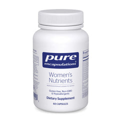 Pure Encapsulations Women’s Nutrients bottle front supports daily energy and overall wellness