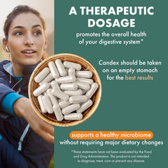 Pure Essence Candex capsules closeup shows easy to take capsules.