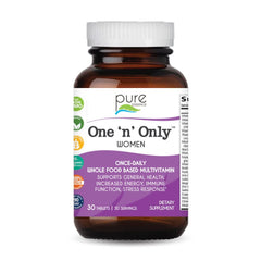 Pure Essence Labs One N Only bottle front for daily balance support.