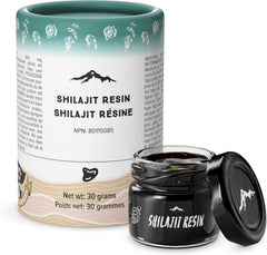 Pure Himalayan Shilajit resin jar showing premium purity and potency for daily energy support