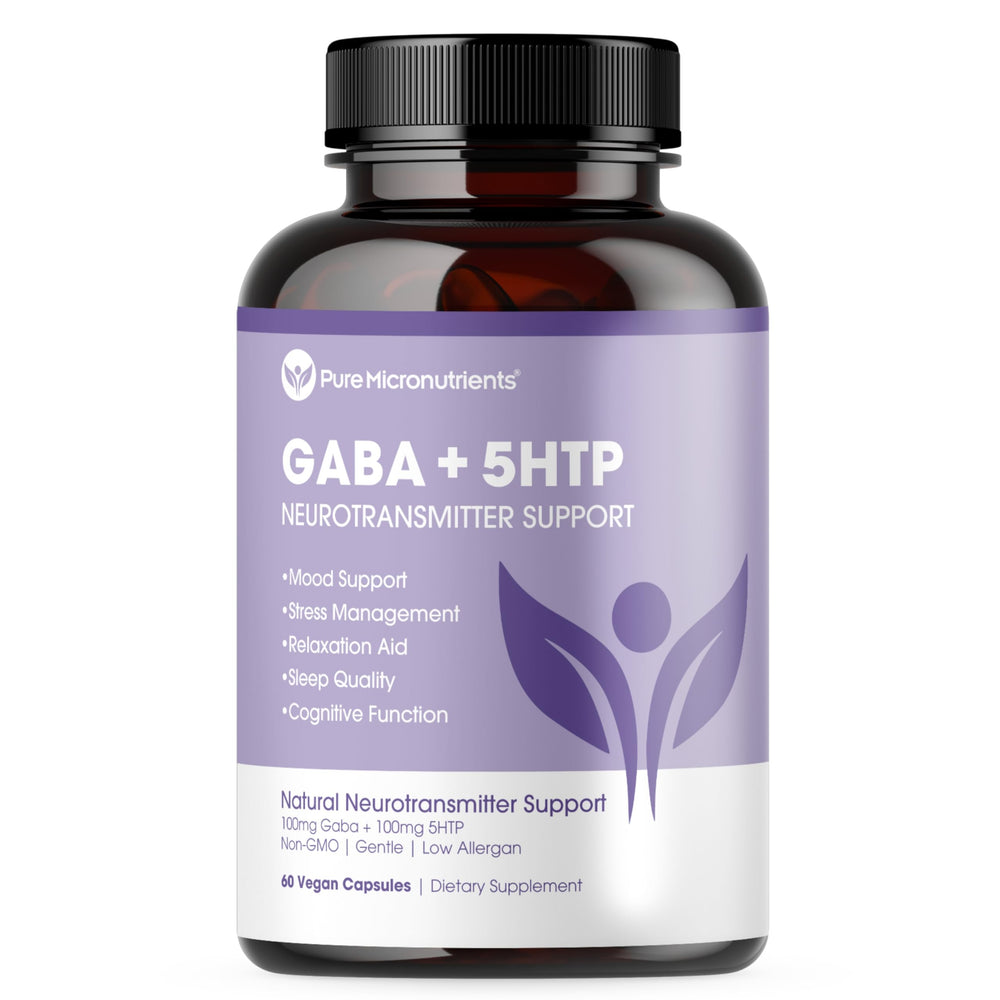 Pure Micronutrients Pure-5HTP bottle showcases label signaling sleep support
