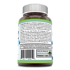 Pure Naturals Red Yeast Rice label close-up highlighting non-GMO and gluten-free features