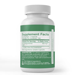 Pure Original Ingredients 100 capsules packaging in Utah, USA for easy daily use.