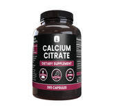 Pure Original Ingredients Calcium Citrate capsules front view, pure formula for daily calcium support