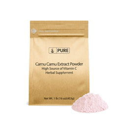 Pure Original Ingredients Camu Camu powder jar, natural vitamin C source.