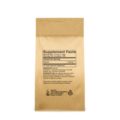 Glycine Powder packaging image highlighting non-GMO, allergen-free formulation.