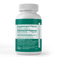 Pure Original Ingredients Horse Chestnut capsules on white background for easy dosing.