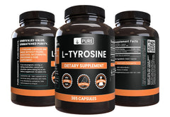 Pure Original Ingredients L-Tyrosine capsules for easy daily supplementation