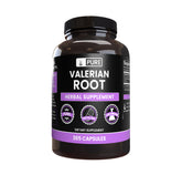 Pure Original Ingredients Valerian Root capsules bottle for easy nightly calm support.
