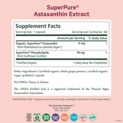 Close-up of PURE SYNERGY capsules ready for daily use.