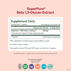 Pure Synergy SuperPure capsules close-up for easy daily wellness.