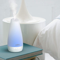 Pure Enrichment PureSpa with 100ml tank delivering long-lasting fragrance in living spaces.
