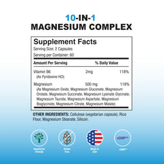 Puregen Labs magnesium capsules close-up showcases bioactive blend for absorption.