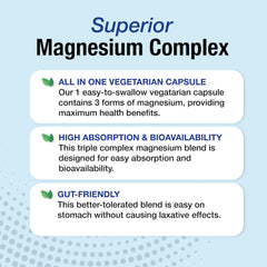 Puregen Labs Triple Magnesium capsules ready for daily use