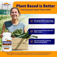 PureLife Gabatrol Daily label details emphasize allergen free formula for sensitive users