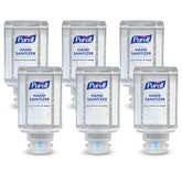 Purell Advanced Hand Sanitizer Gel refill 450 mL pack six, ready for busy areas