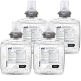 Purell Advanced Hand Sanitizer Gel refill 1200 mL, four-pack, ideal for frequent office use.
