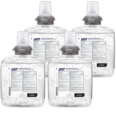Purell Advanced Hand Sanitizer Gel refill 1200 mL, four-pack, ideal for frequent office use.