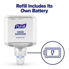 Purell ES8 dispenser wall-mount with adhesive tape for quick install
