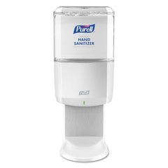 Purell ES8 dispenser white front view showing hands-free operation for cleanliness