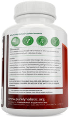 Pouring Purely Holistic Ceylon Cinnamon Capsules for daily use