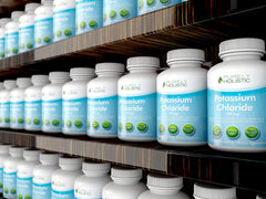 Purely Holistic Potassium Chloride 365 pouring scene for daily use.